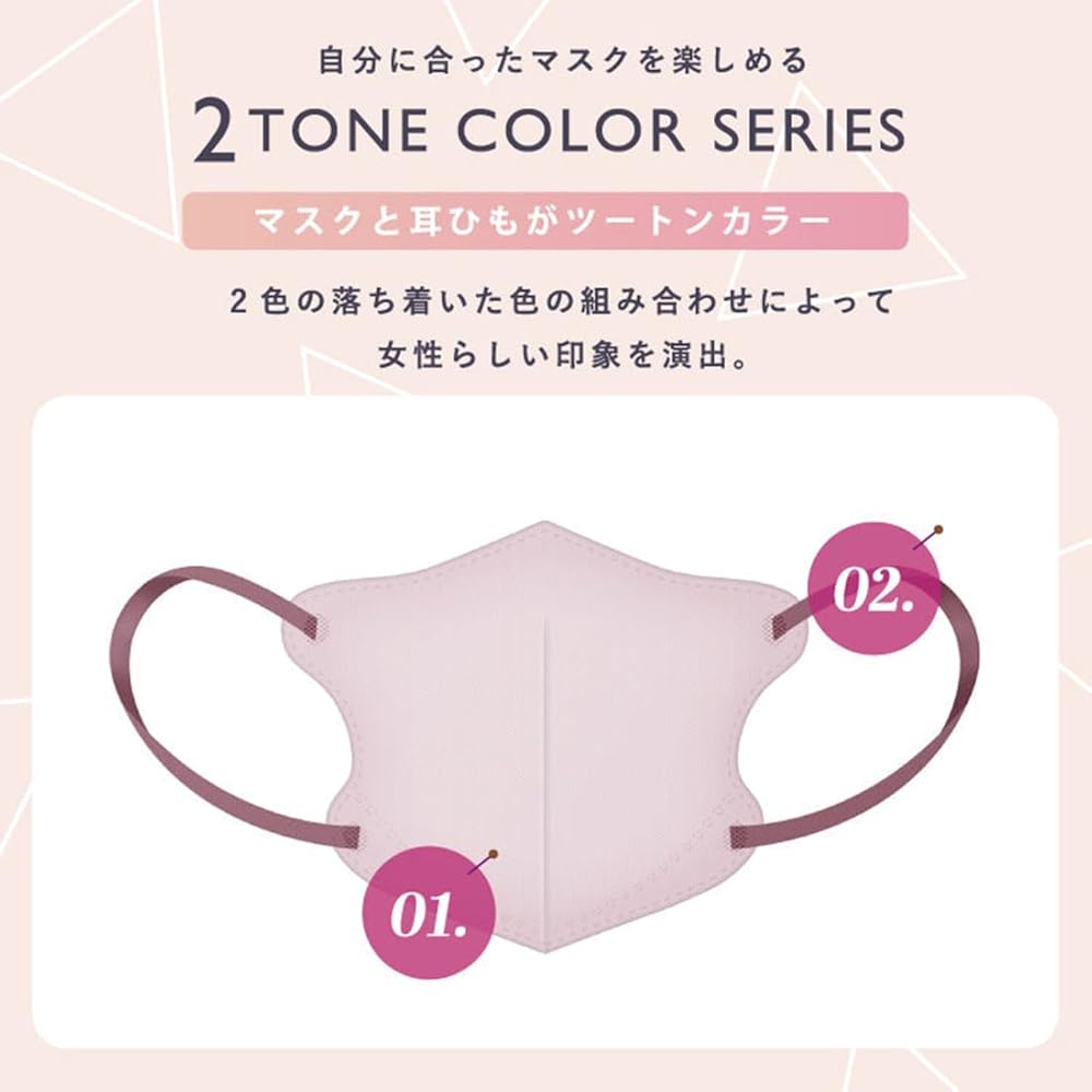 Amazon.co.jp: [MASCLASS] マスク 3Dマスク 30枚入り バイカラー
